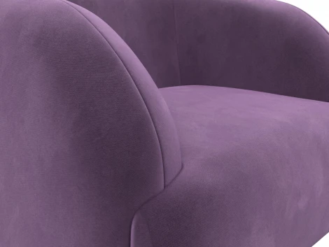Кресло Лига-041 (Сиреневый/Микровельвет) Лига Диванов арт.121939