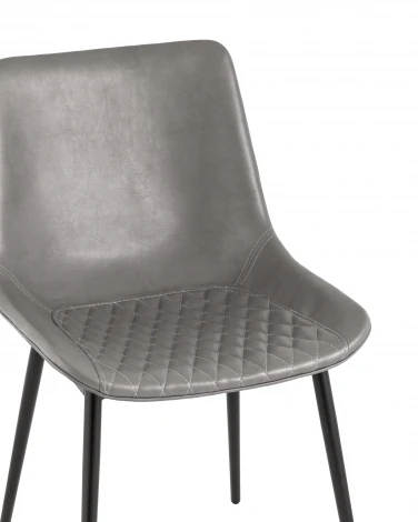 Стул Stool Group Деймон экокожа серый УТ000036396