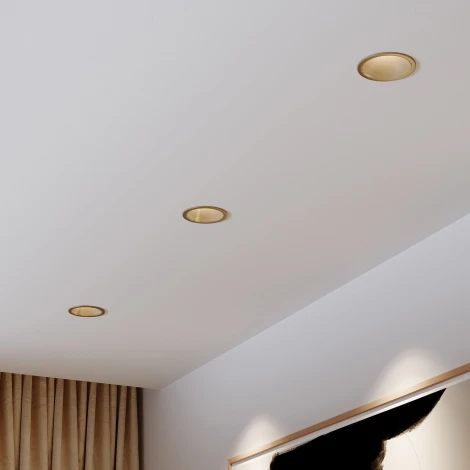 Встраиваемый светильник светодиодный Elektrostandard Forte 25071/LED 15W 4000K латунь