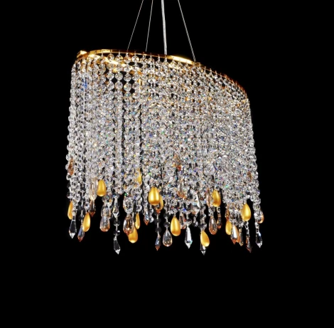 Подвесная люстра Lumina Deco Santosa LDP 7051-4A GD