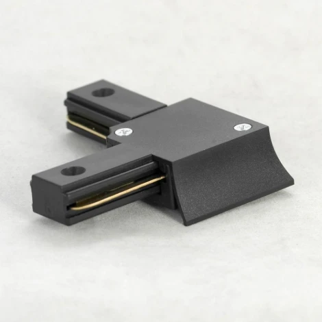 Коннектор Lussole 10325 угловой черный