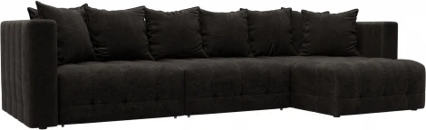 Диван угловой Лига-052 НПБ Лонг угол универсальный Лига Диванов (Велюр) арт.128834