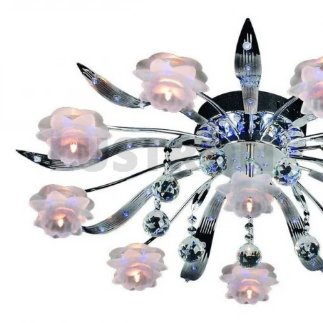 Потолочная люстра Omnilux OML-131 OML-13107-10 (220V, цветы, ветки)