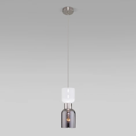Подвесной светильник Eurosvet Tandem 50118/1 никель (220V, на проводе, круглые)