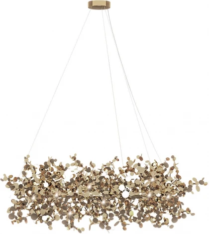 Подвесная люстра Loft It Spark 10101/600 Gold (220V, на тросе, лепестки)