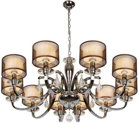 Подвесная люстра iLamp Mario RM16001/10CR (220V, на цепи)