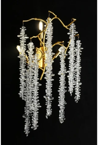 Бра Aployt Viktorayn APL.844.01.03 (220V, хрусталь, подвески, ветки)