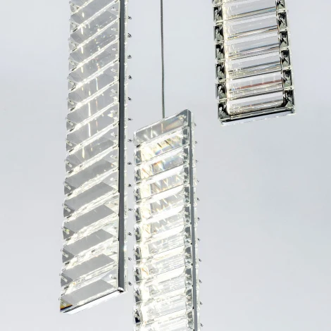 Подвесной светильник светодиодный хрустальный Modelux MODESTYLE MS.88909.3R CR