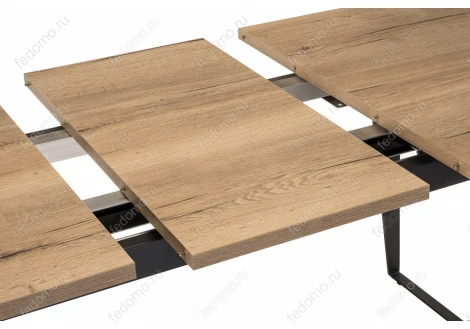 Стол Woodville Кхал галифакс натуральный / графит 462078