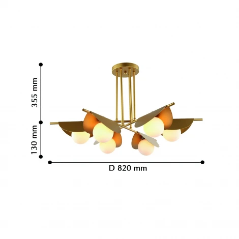 Потолочная люстра Favourite Kernel 2366-6P (220V, шарики)