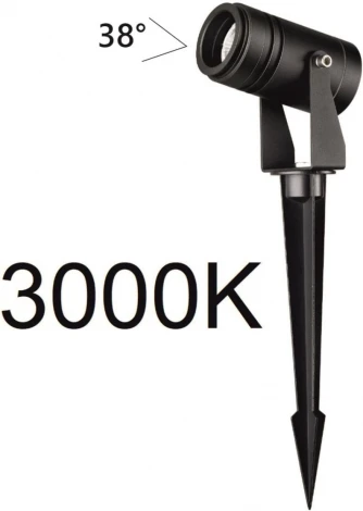 Грунтовый светильник Odeon Light Stima 6647/10GL3 черный/металл IP67 LED 10W 3000K 220V