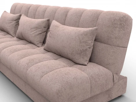 Диван угловой Лига-116 НПБ угол левый (ДСП,ЛДСП,Велюр/Бежевый) Лига Диванов 136947L