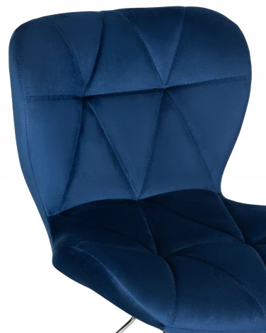 Набор 2 шт стул барный DOBRIN BARNY (синий велюр (MJ9-117))