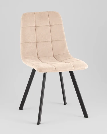 Стул Одди Original Square велюр бежевый (набор 4 шт) Stool Group УТ000042520