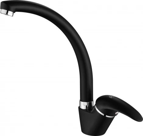 Смеситель Paulmark Holstein Ho212012-401 для кухонной мойки, антрацит