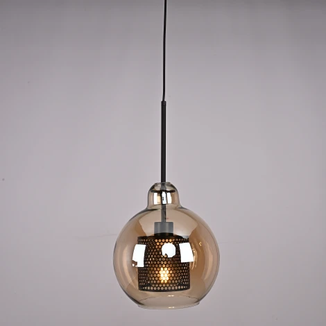 Подвесной светильник Catch Amber Pear S D25 By ImperiumLoft Catch-Amber01 (220V, на проводе, шар)