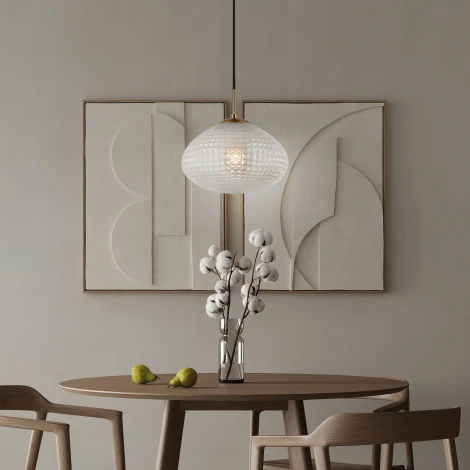 Подвесной светильник Eurosvet Gem 50263/1 прозрачный (220V, на проводе)