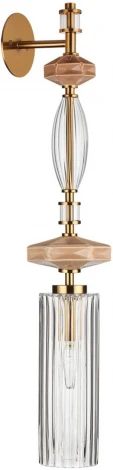 Бра Odeon Light Terra 5414/1WA античная бронза/терракот/беж/стекло/керамика E14 1*40W (220V)