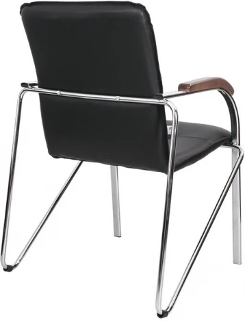 Кресло King Style модель "Самба КС 1" арт.РМК 000,457, кож зам черный локти дерево темное