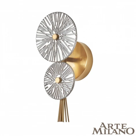Настенный светильник Arte Milano 7852B.D150.H330.E14.1 G (220V, круглые)