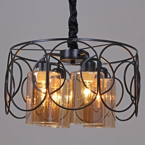 Подвесная люстра Reluce 03883-0.4-04 BK (220V)