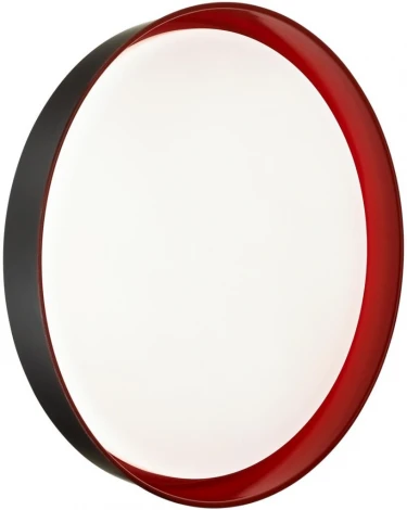 Настенно-потолочный светильник Sonex Tuna Red 7710/DL пластик/белый/красный LED 48Вт 4000К D400 IP43 (220V, круглые)