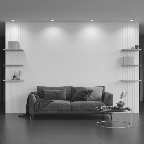 Встраиваемый светильник Maytoni Gyps Modern DL004-1-01-W-1 (220V, круглые)