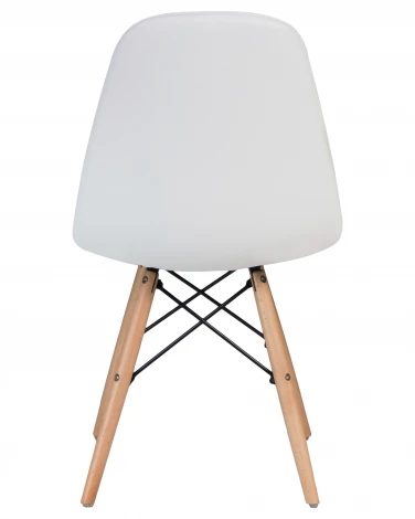 Стул обеденный BENNET (ножки светлый бук, белый)