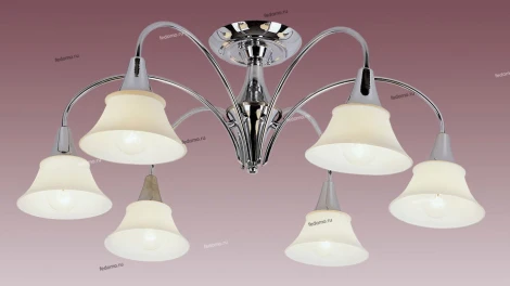 Потолочная люстра N-Light PX-0414 PX-0414/6B satin chrome