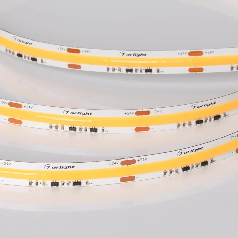 Светодиодная лента COB-X560-10mm 24V Dim-To-Warm (14 W/m, IP20, 5m) (Arlight, Dim-To-Warm) 051296
