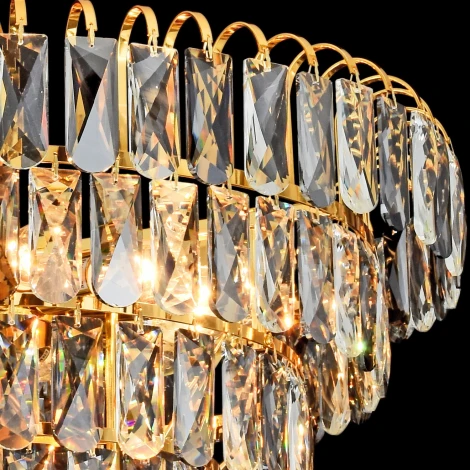 Подвесная люстра хрустальная Reluce 88094-0.4-600 droplight (220V, на цепи)