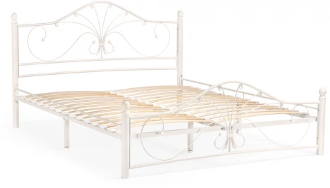 Двуспальная кровать Woodville Мэри 2 160х200 белая 402983