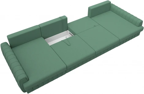 Диван П-образный Лига-057 НПБ Лонг Лига Диванов (Рогожка) арт.129325