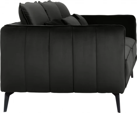 Диван Amsterdam трехместный ОГОГО (арт.342355), (Ткань/Черный)