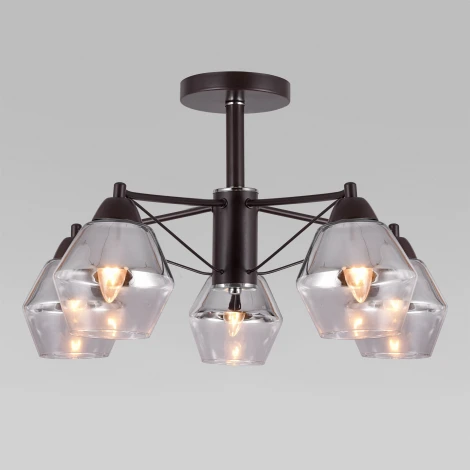 Потолочная люстра на штанге Takara 70135/5 кофе (220V)