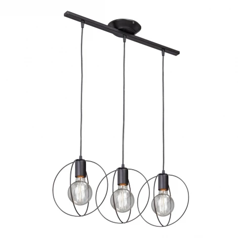 Подвесной светильник Vitaluce V4328-1/3S (220V, на проводе, шарики, кольцо)