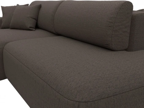 Диван угловой Лига-036 НПБ Модерн левый угол Лига Диванов (Рогожка) арт.124698L