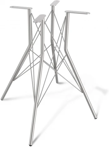 Стол Sheffilton SHT-TU2-1/ТТ 90 МДФ хром лак/каменный уголь