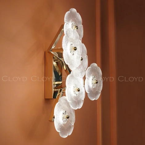 Настенный светильник светодиодный с цветами Cloyd Shambala 20424 (220V, цветы)