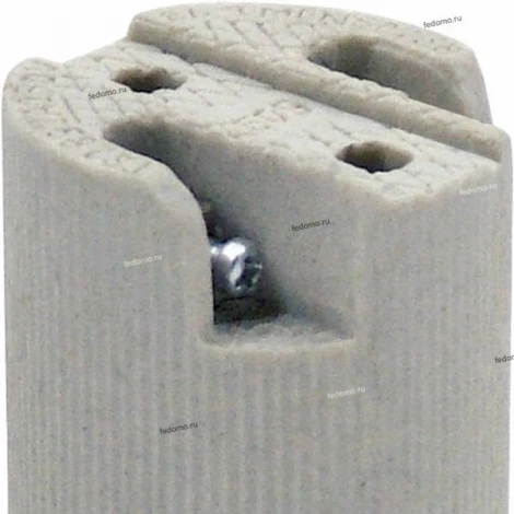 Патрон E14 Horoz, белый