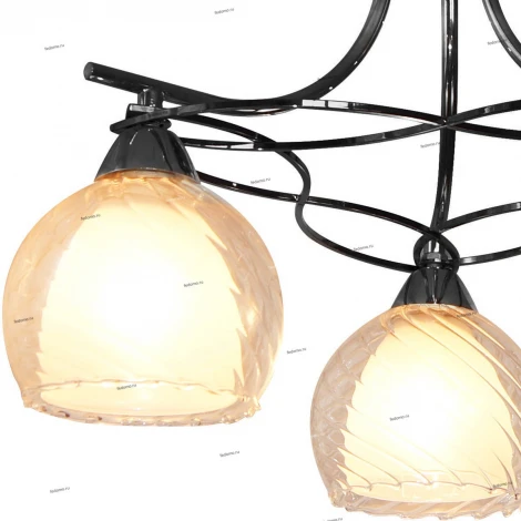 Потолочная люстра IDLamp Isabella 873/3PF-Darkchrome