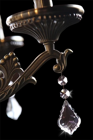 Подвесная люстра Eurosvet 22585 22585/8+3 античная бронза