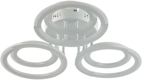 Потолочная люстра Lumion Osaka 8028/80CL белый/белый, металл/акрил с ПДУ LED 80W 3000-6000К 220V