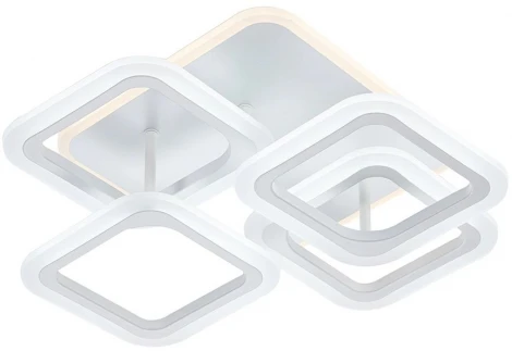 Потолочная люстра светодиодная с таймером Escada Memnon 10221/4LED BL (220V, пульт управления)