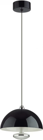 Подвесной светильник Lumion Globe 6568/6L LEDIO белый/черный, хром/металл, акрил 3000-6000K LED 6W 220V (сенсорный выключатель, на проводе)