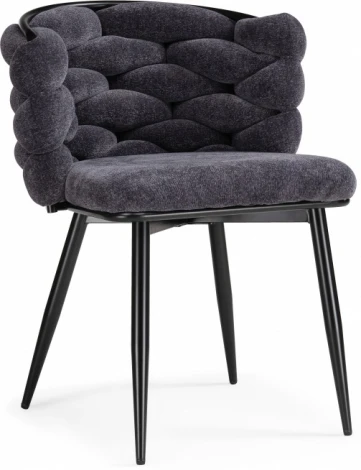 Стул на металлокаркасе Woodville Rendi gray-blue / black