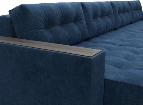 Диван П-образный с декором Лига-049 НПБ Лонг Лига Диванов (Велюр) арт.128566