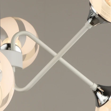 Потолочная люстра на штанге Reluce 04897-0.3-06 WT+CH (220V)