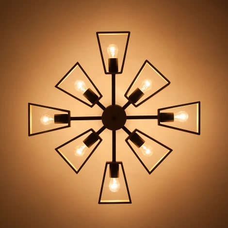 Потолочная люстра Eurosvet Klark 70056/8 черный (220V)