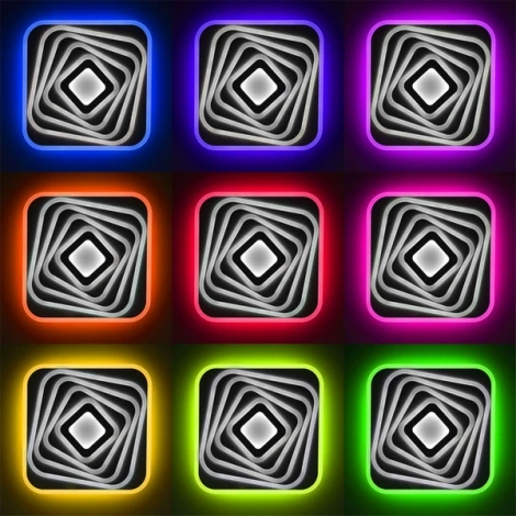 Потолочный светильник RGB Citilux Триест Смарт CL737A45E (LED, 220V, умный дом - Алиса, Маруся, Сири)